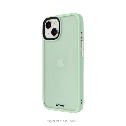 iPhone 14 Handyhülle Artwizz IcedClip Case - Grün