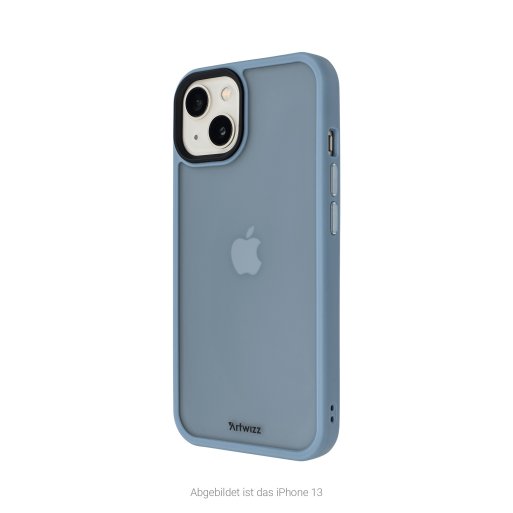 iPhone 14 Handyhülle Artwizz IcedClip Case - Hellblau