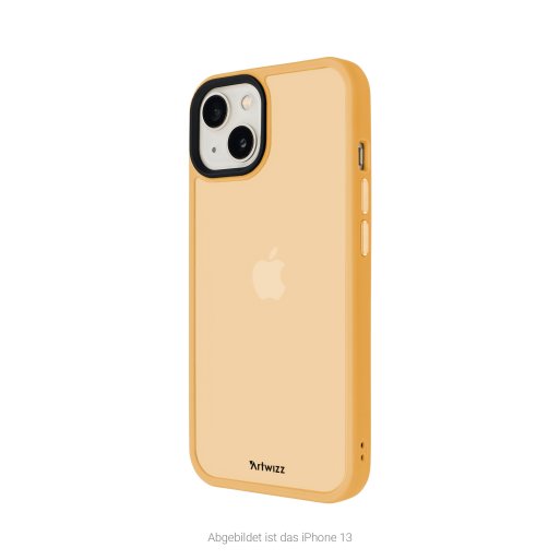iPhone 14 Handyhülle Artwizz IcedClip Case - Orange