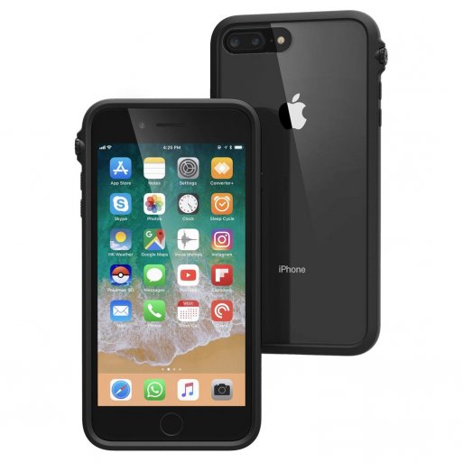iPhone 8 Plus Handyhülle Catalyst Impact Schockresistentes Case - Schwarz