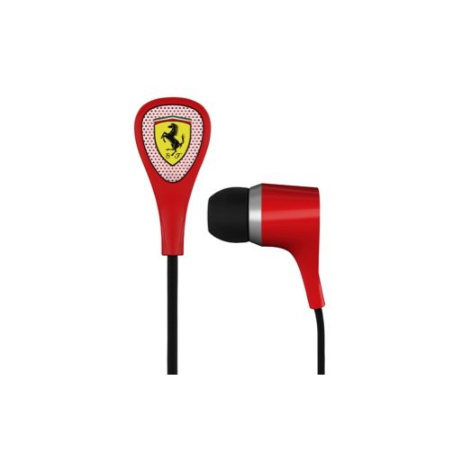 iPhone Kopfhörer Ferrari by Logic3 Scuderia S100 - Rot