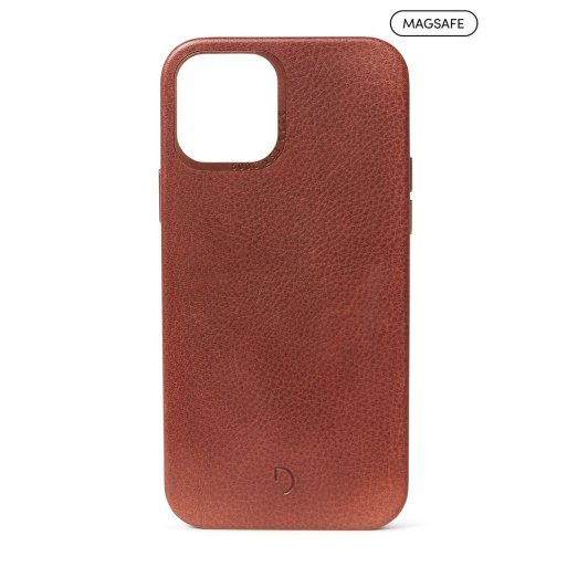 iPhone 12 Pro Handyhülle iPhone 12 Pro Hülle Decoded Leather MagSafe Backcover - Braun