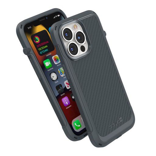 iPhone 13 Pro Max Handyhülle iPhone 13 Pro Max Hülle Catalyst Vibe Schock Resistentes Case - Grau