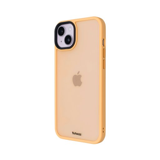 iPhone 14 Plus Handyhülle iPhone 14 Plus Hülle Artwizz IcedClip Case - Orange