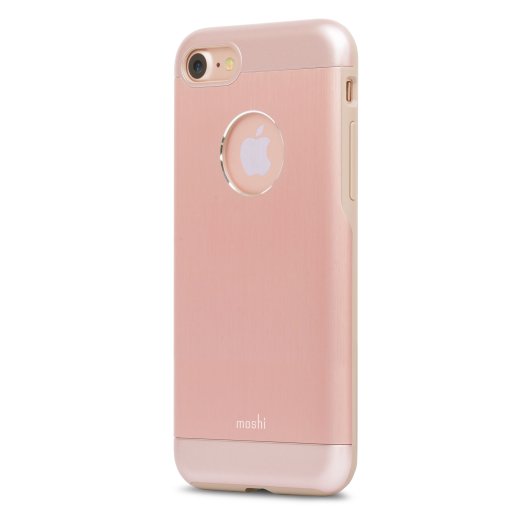 iPhone 7 Handyhülle iPhone 7 Hülle Moshi iGlaze Armour - Rose Gold