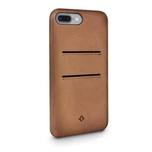 iPhone 8 Plus Handyhülle iPhone 8 Plus Hülle Twelve South Relaxed Leather Case - Braun