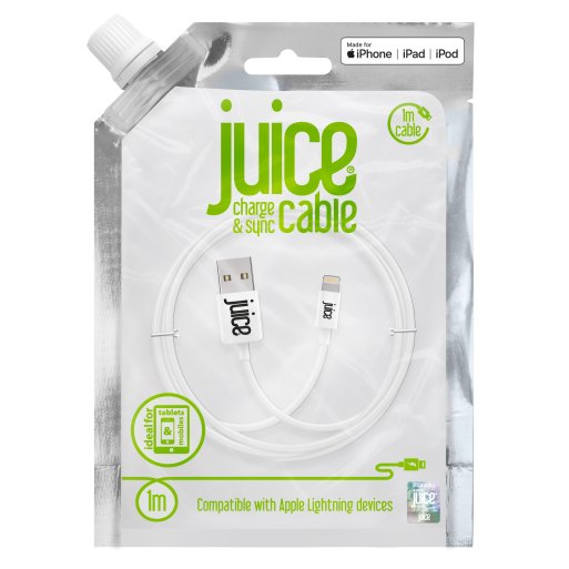 iPhone Ladekabel Juice USB-A zu Lightning Kabel - Weiss