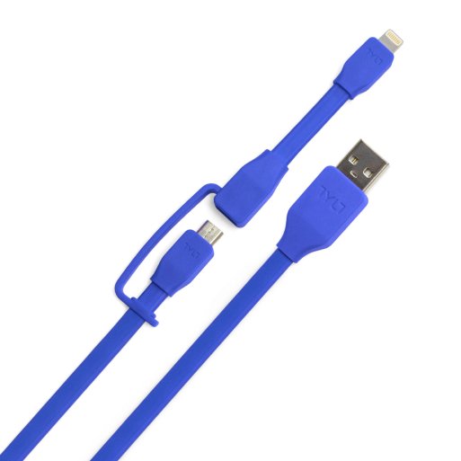 iPhone Ladekabel Tylt SYNCABLE DUO - Blau