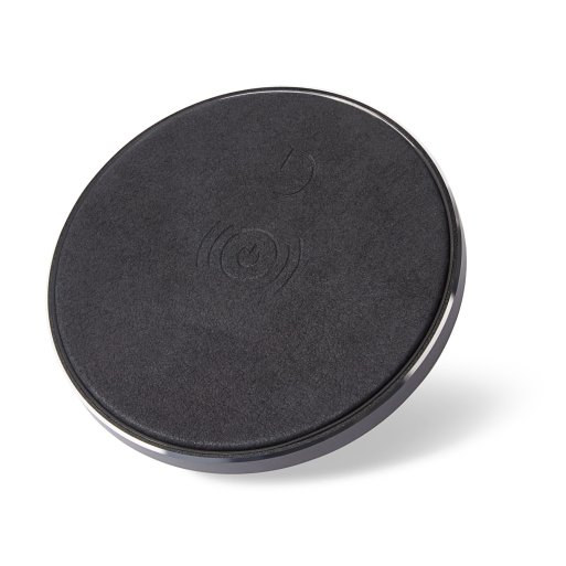 iPhone Ladestation Decoded Leather Wireless Charger - Schwarz