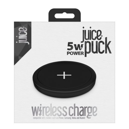 iPhone Ladestation Juice 5-Watt Qi-Charger - Schwarz