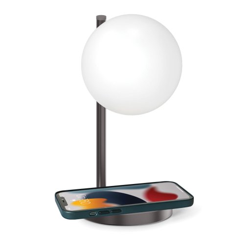 iPhone Ladestation Lexon Bubble Lamp - Schwarz
