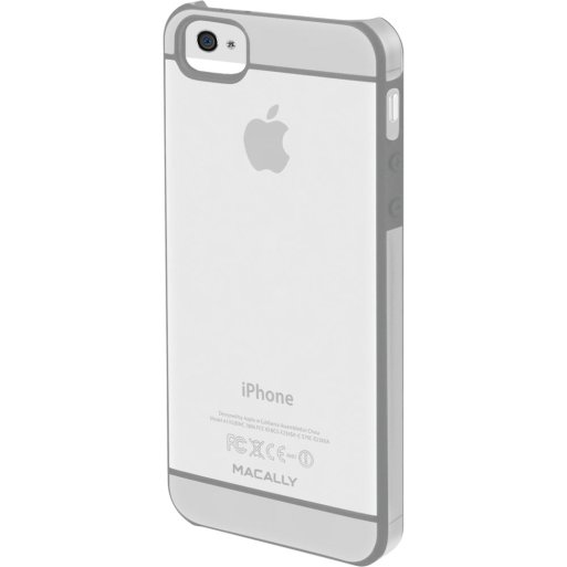 iPhone SE (2016) Handyhülle iPhone SE (2016) Hülle Macally Curve Hardcase - Grau