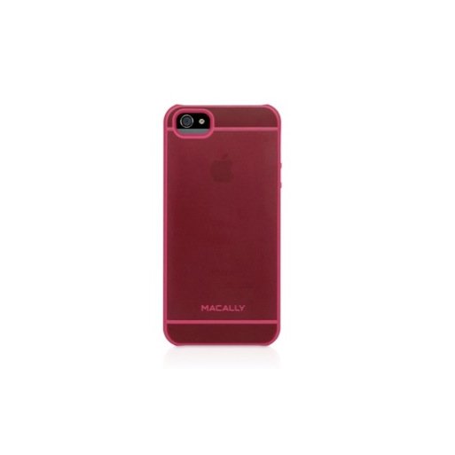 iPhone SE (2016) Handyhülle iPhone SE (2016) Hülle Macally Curve Hardcase - Pink