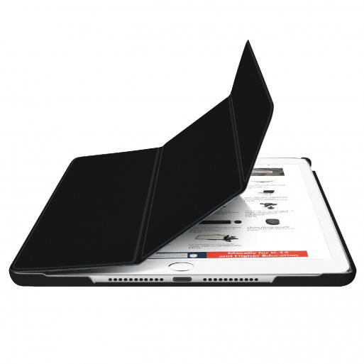 iPad 10.2 (2019) Hülle Macally Bookstand Case - Schwarz