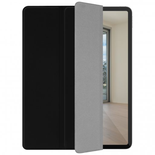 iPad Pro 12.9 (2018) Hülle Macally Bookstand Case - Schwarz