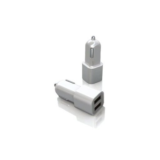 AirPods Autoladegerät Macally USB Car Charger- Kleines Autoladegerät mit 2x USB Ports für iPhone & iPod