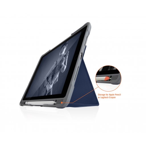 iPad Pro 10.5 Hülle STM Dux Plus Duo Case - Blau