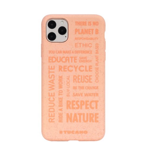 iPhone 11 Pro Handyhülle Tucano Ecover Oeko Case - Rot