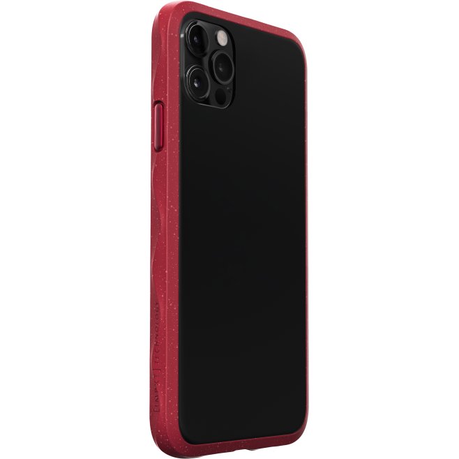 iPhone 12 Hülle LAUT CRYSTAL MATTER IMPKT- Hardcase mit schlankem Profil & starkem Aufprallschutz bei Stürzen und Stössen für iPhone 12 & 12 Pro - Rot